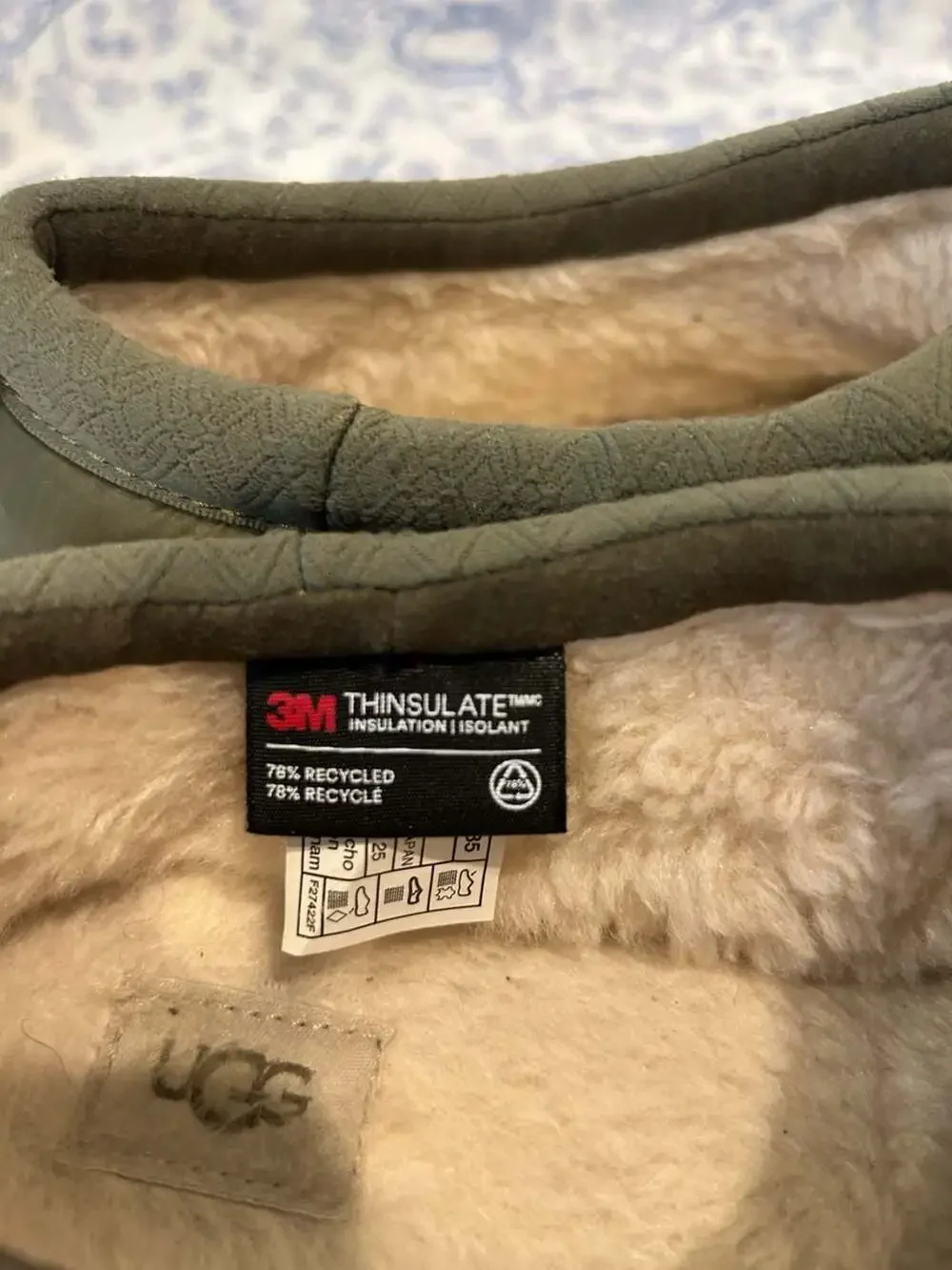 UGG Men's Tasman LTA Burnt Olive Puffer Slippers
